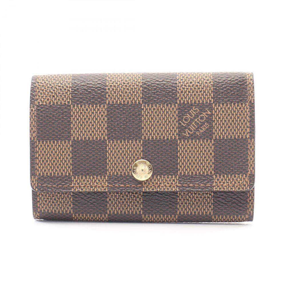 Louis Vuitton Multicles Wallet Key Case Canvas Damier Brown